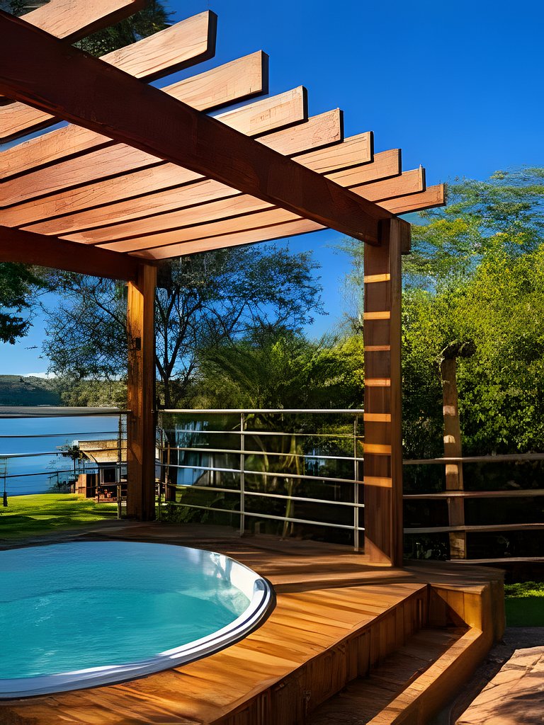 Flat Vista Lago•Nascer do Sol & Piscinas Incríveis
