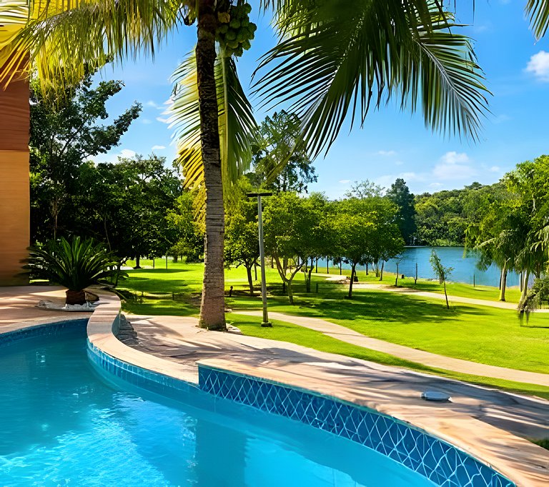 Laguna Flats: Vista Lago & Resort Incrível