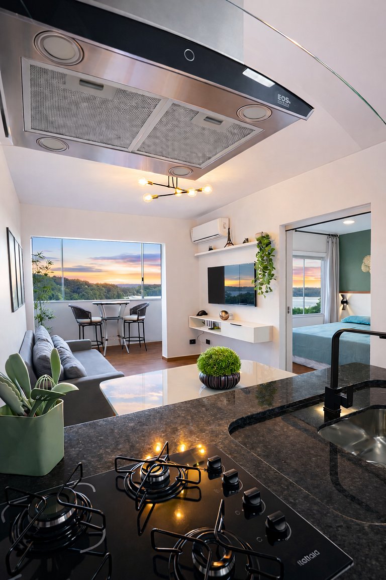 Laguna Flat: Vista Lago + Nascer do Sol & Resort